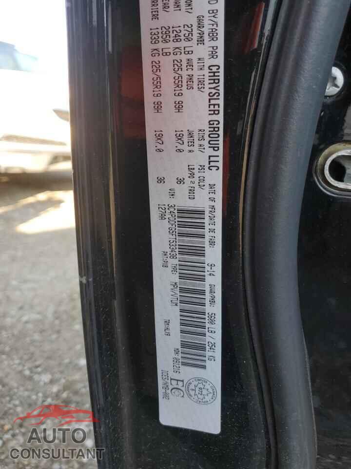DODGE JOURNEY 2015 - 3C4PDDFG5FT533438