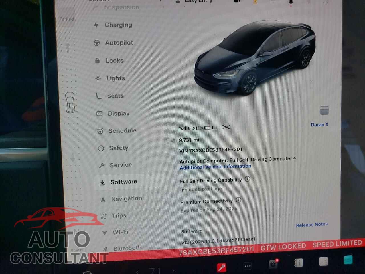 TESLA MODEL X 2024 - 7SAXCBE53RF457201