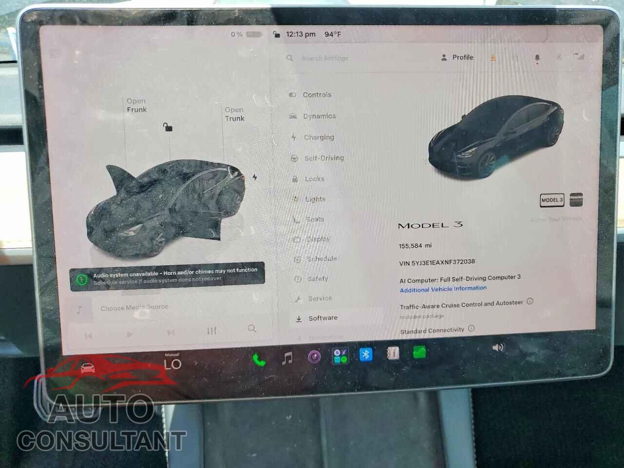 TESLA MODEL 3 2022 - 5YJ3E1EAXNF372038