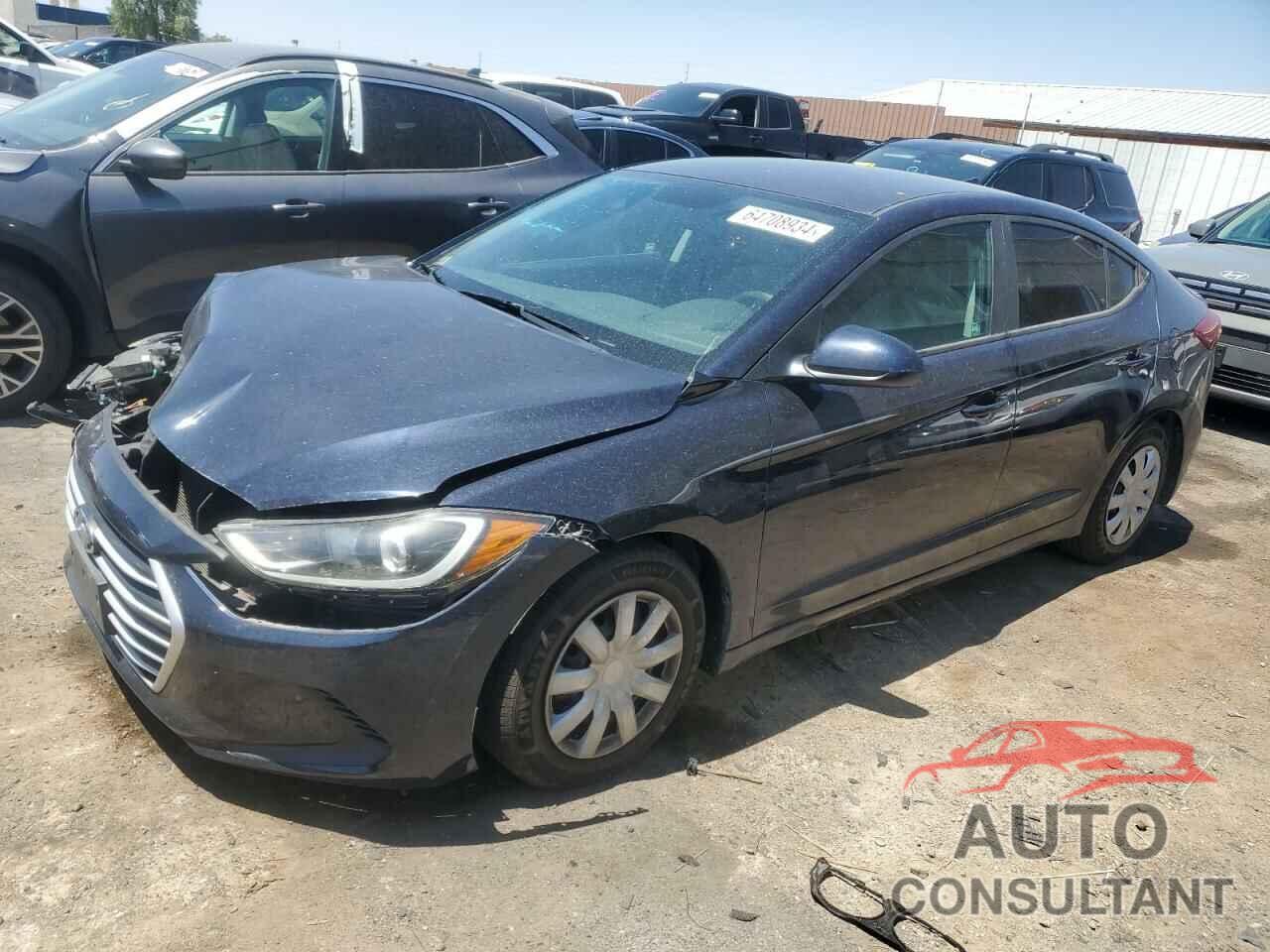 HYUNDAI ELANTRA 2017 - KMHD74LF4HU384370