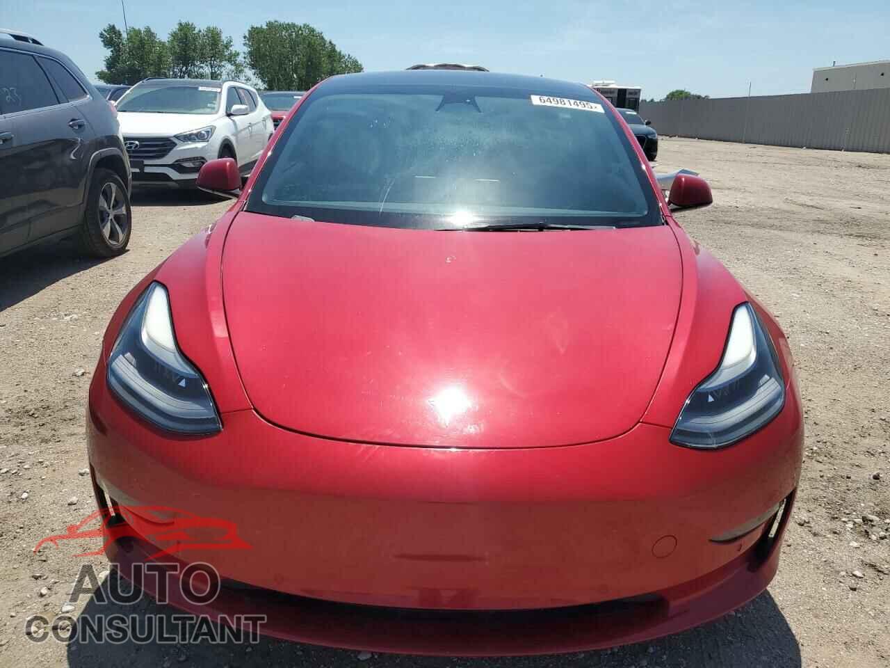 TESLA MODEL 3 2022 - 5YJ3E1EB5NF133019