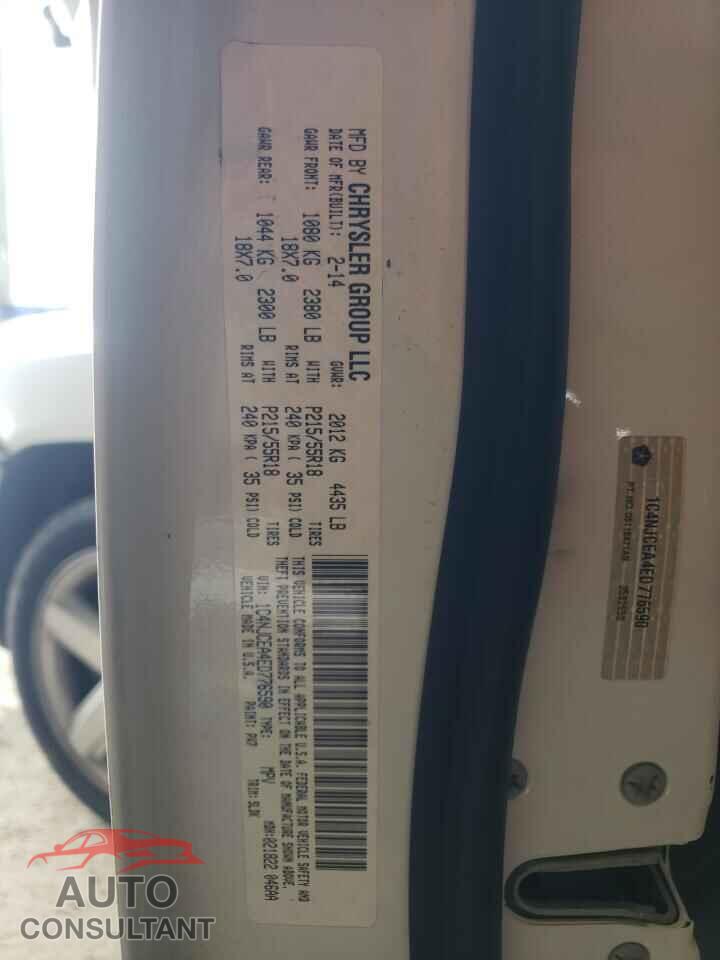 JEEP COMPASS 2014 - 1C4NJCEA4ED776590