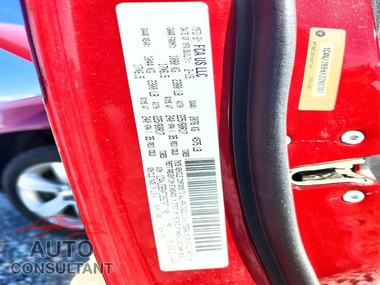 JEEP COMPASS 2015 - 1C4NJDBBXFD282707