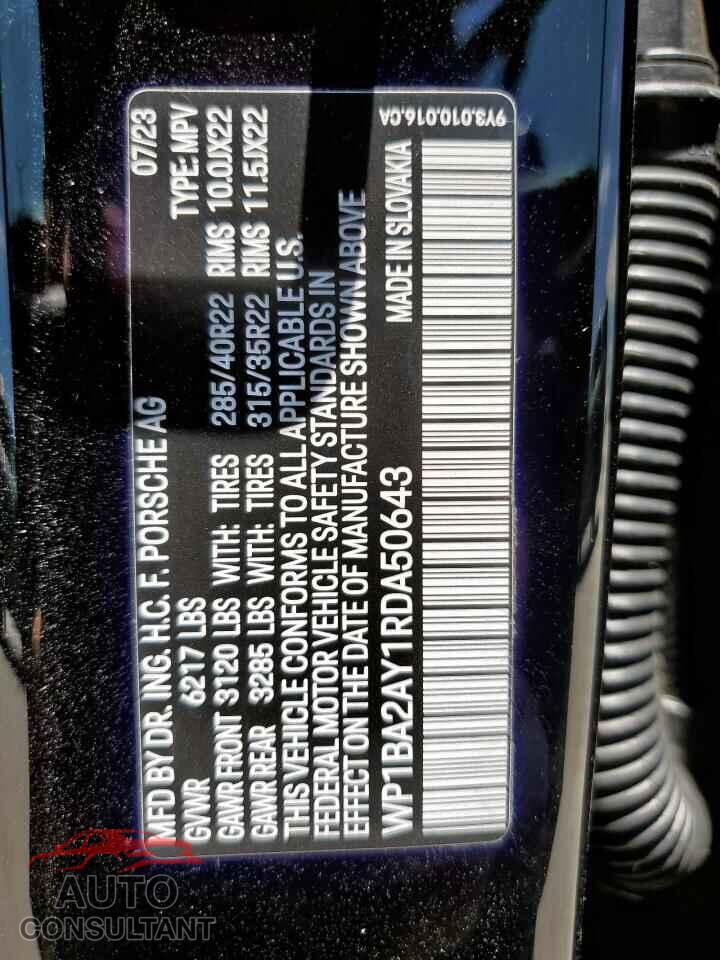 PORSCHE CAYENNE 2024 - WP1BA2AY1RDA50643