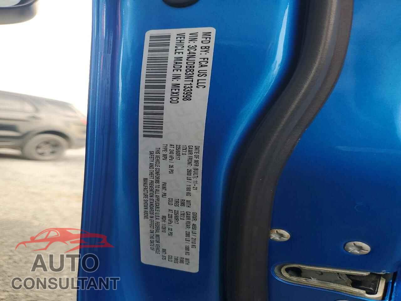 JEEP COMPASS 2022 - 3C4NJDBB3NT133998