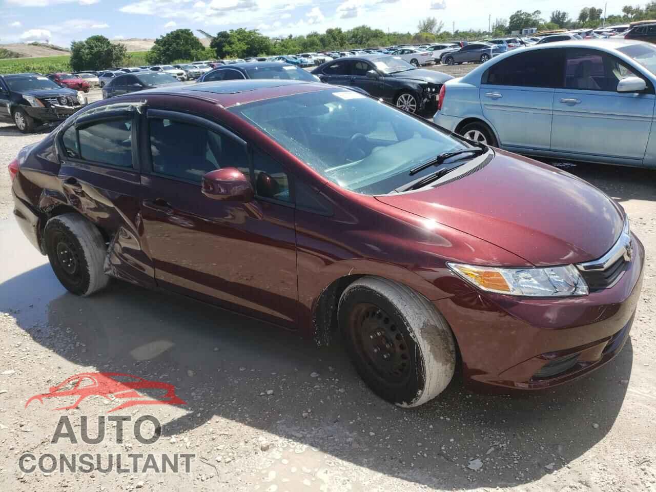 HONDA CIVIC 2012 - 19XFB2F82CE039617