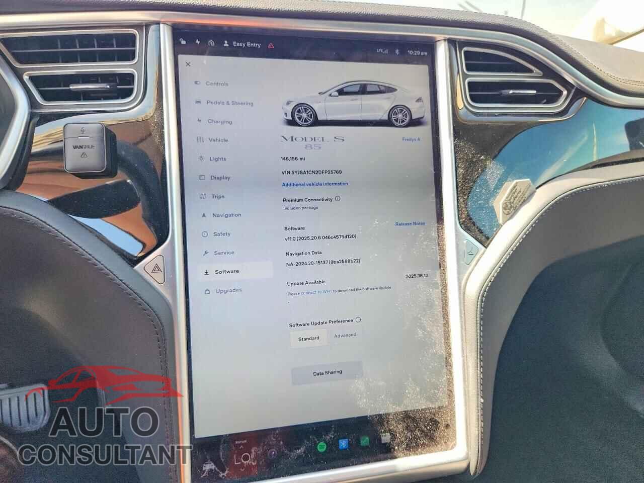 TESLA MODEL S 2013 - 5YJSA1CN2DFP25769