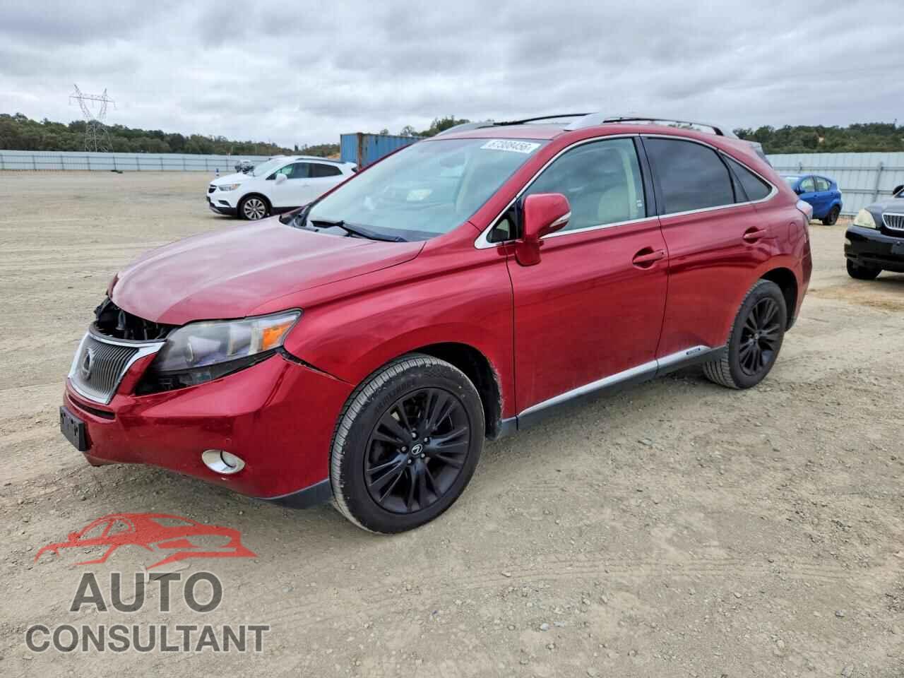 LEXUS RX450 2010 - JTJBC1BA2A2014609
