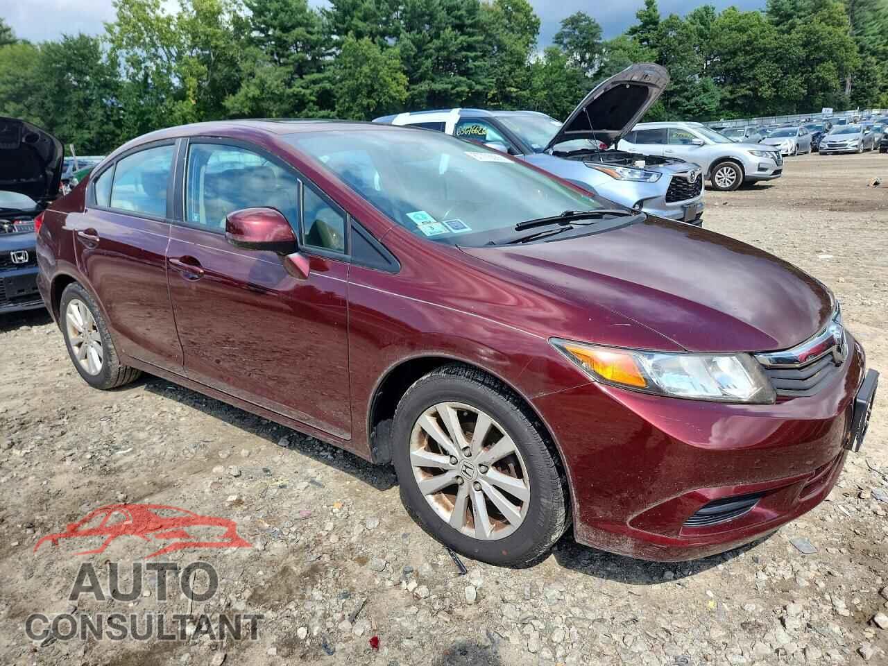 HONDA CIVIC 2012 - 19XFB2F95CE072670