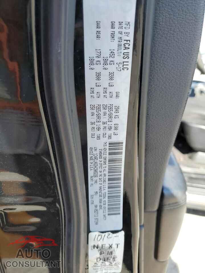 DODGE DURANGO 2017 - 1C4RDJAG3HC905226
