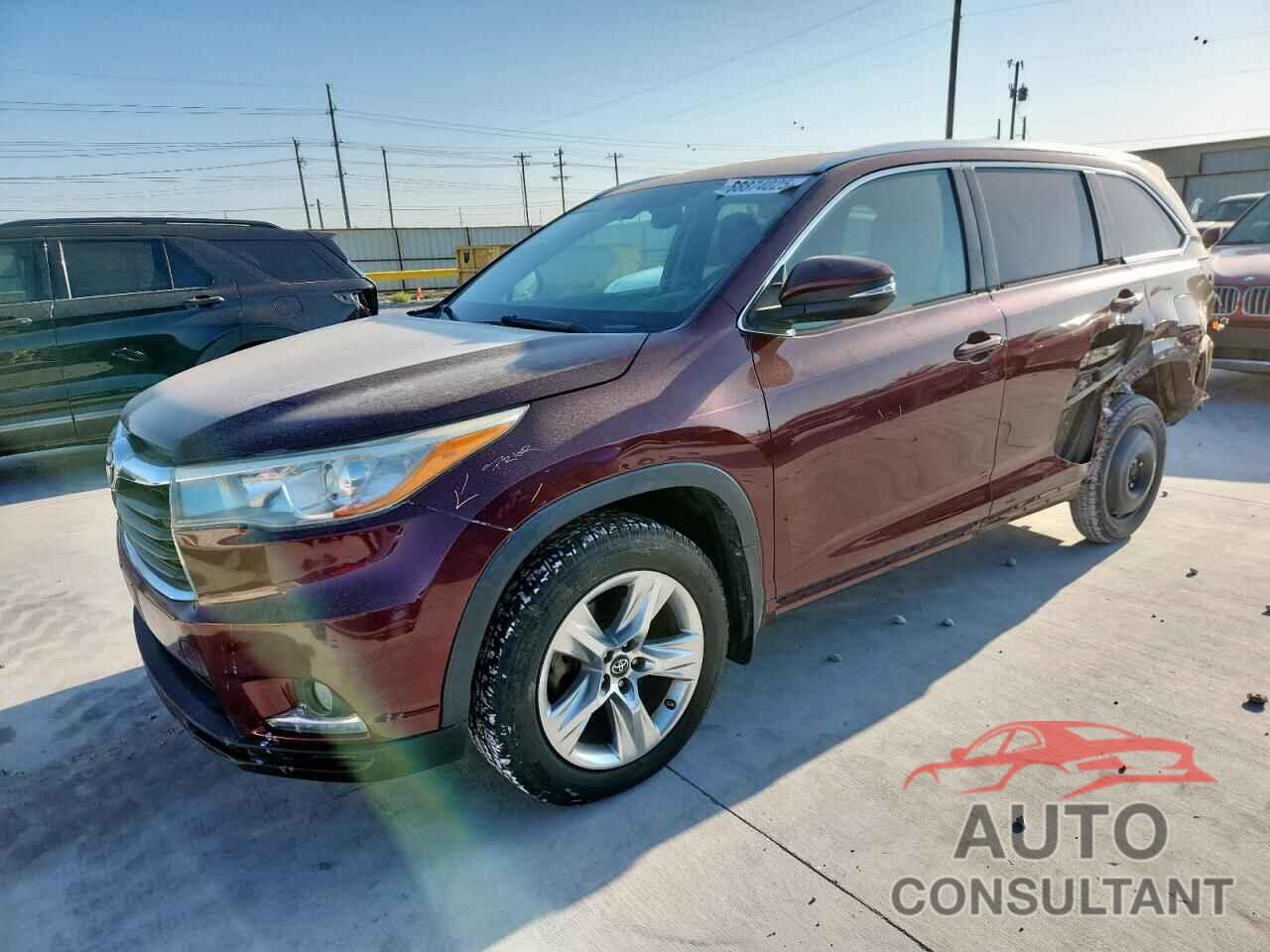 TOYOTA HIGHLANDER 2016 - 5TDYKRFH4GS169279