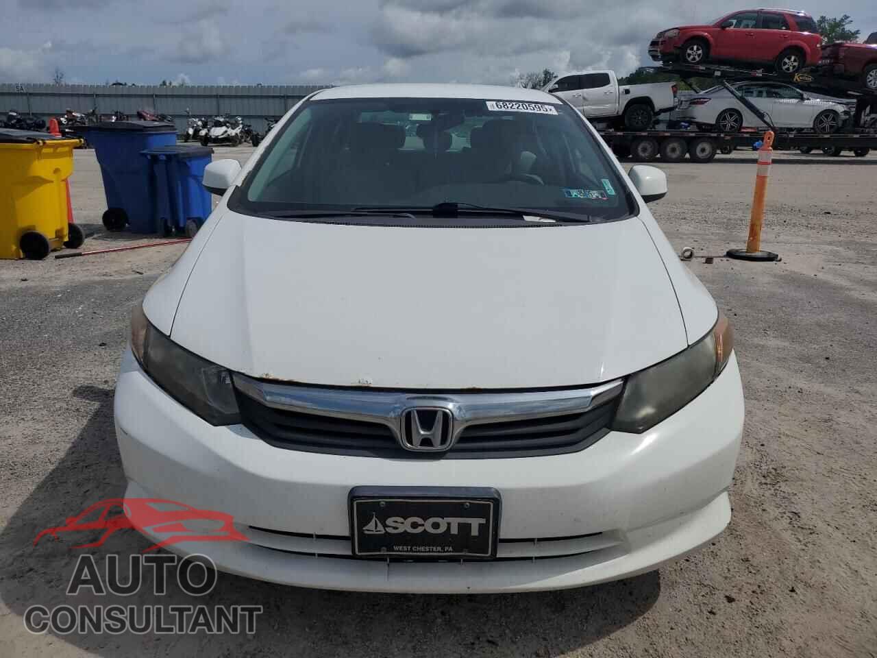 HONDA CIVIC 2012 - 19XFB2F59CE321159