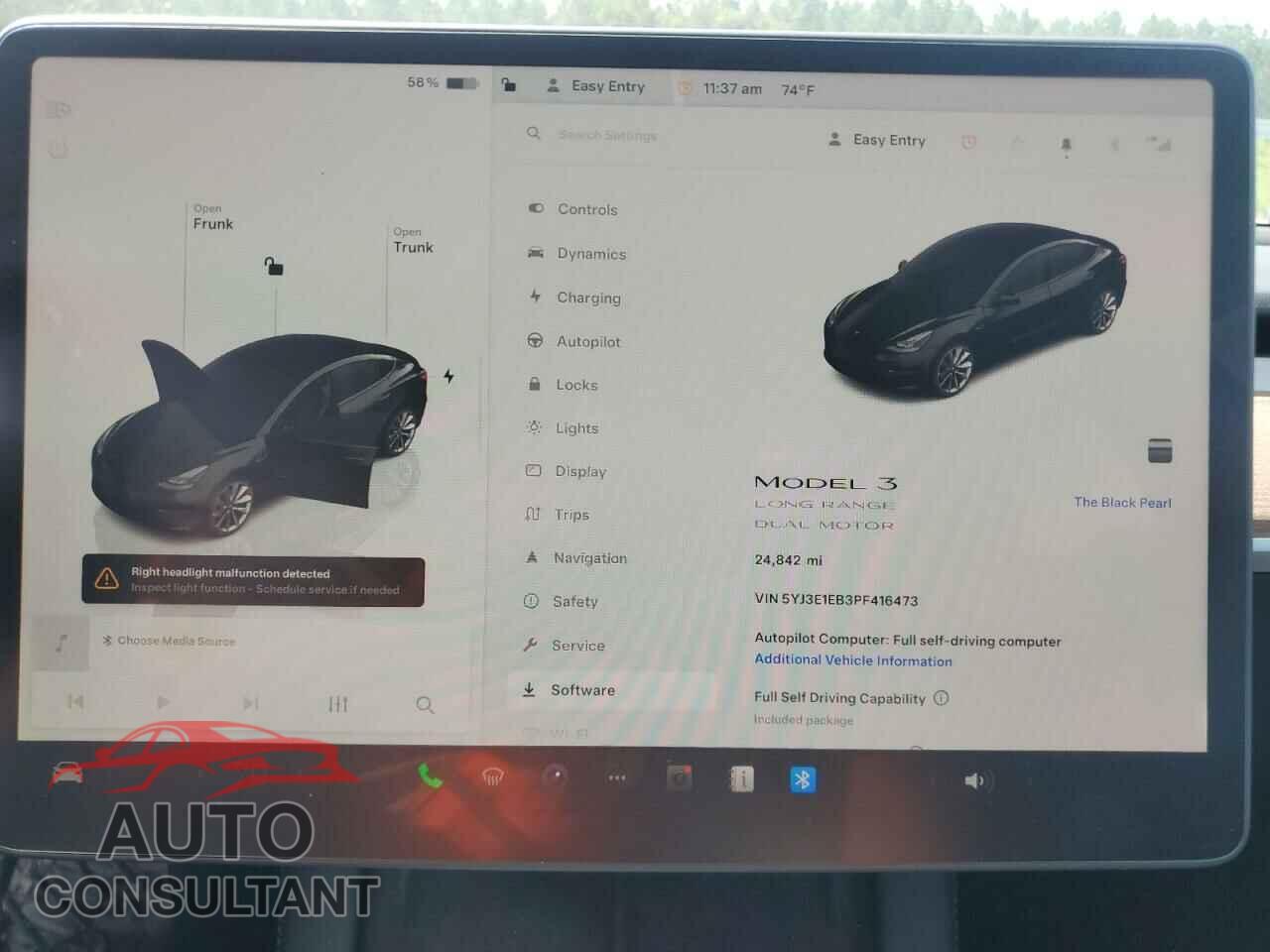 TESLA MODEL 3 2023 - 5YJ3E1EB3PF416473