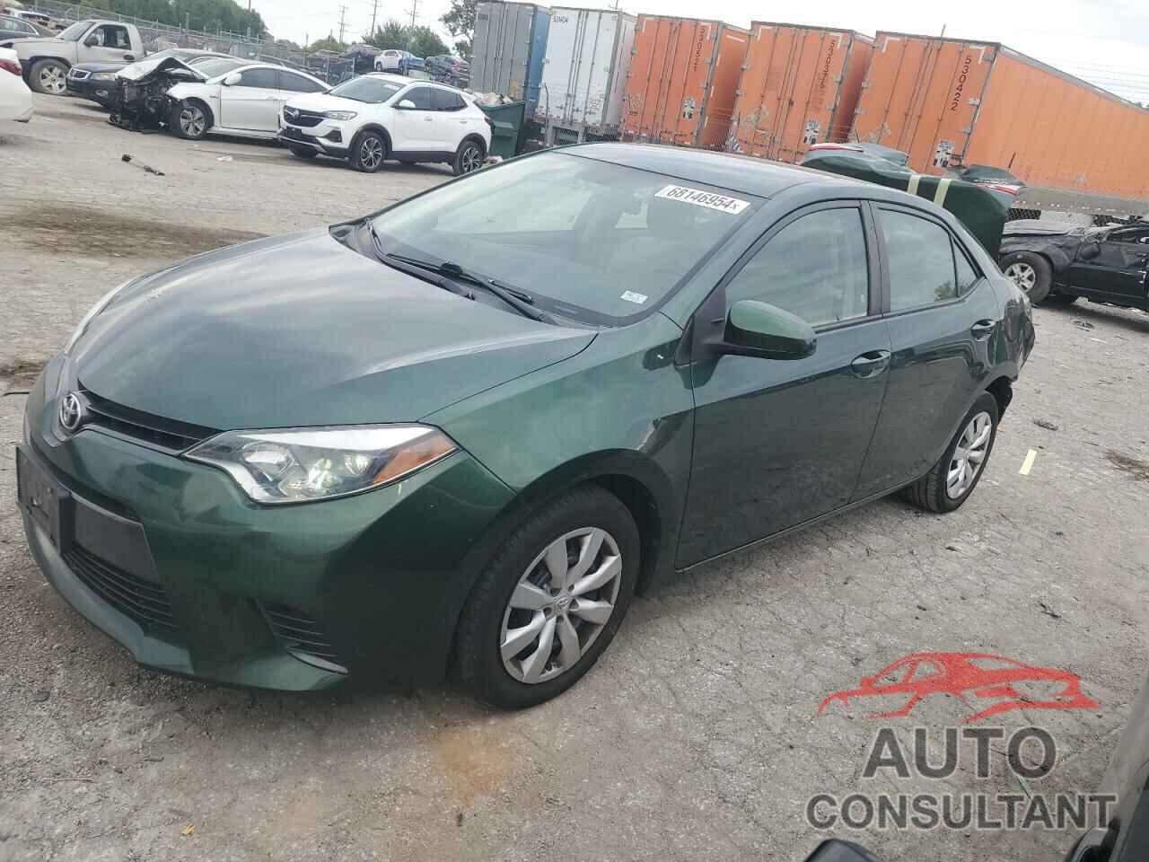 TOYOTA COROLLA 2016 - 2T1BURHEXGC671841