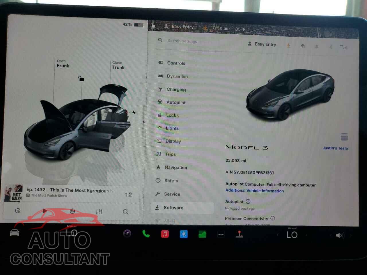 TESLA MODEL 3 2023 - 5YJ3E1EA0PF621367