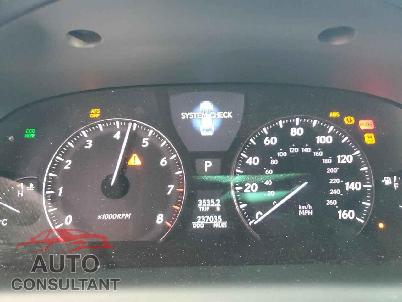 LEXUS LS460 2010 - JTHGL5EF5A5041193