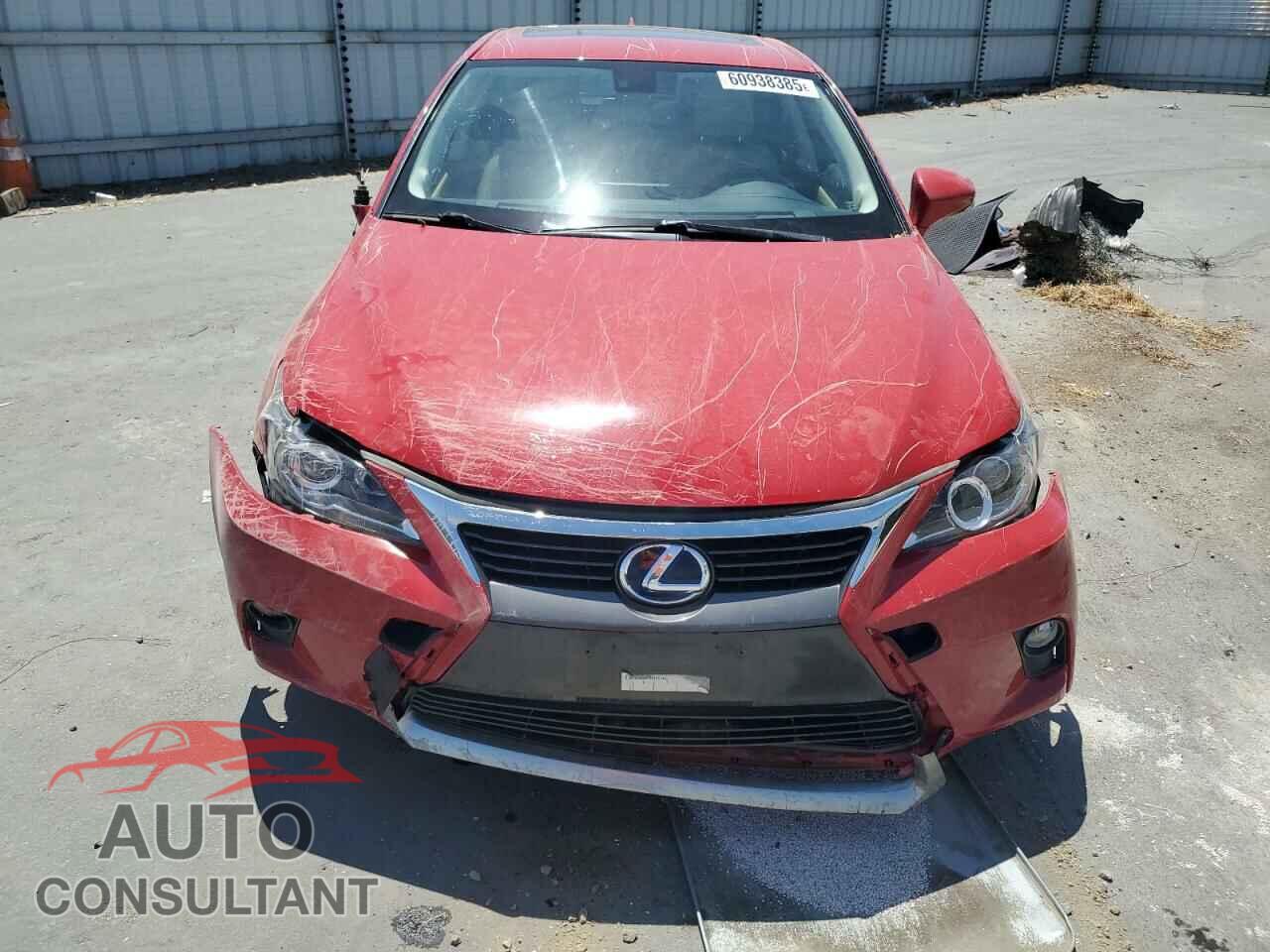 LEXUS CT 200 2015 - JTHKD5BH8F2234668