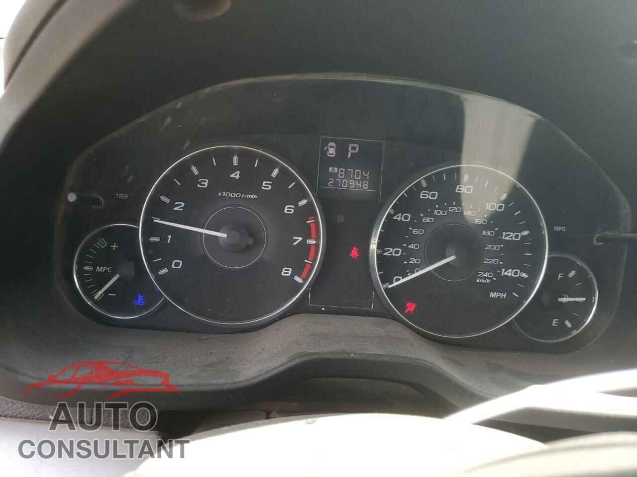 SUBARU OUTBACK 2012 - 4S4BRCCC7C3255295