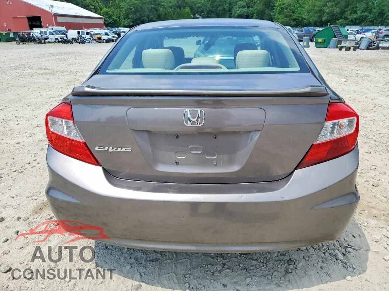 HONDA CIVIC 2012 - 2HGFB2F54CH567056