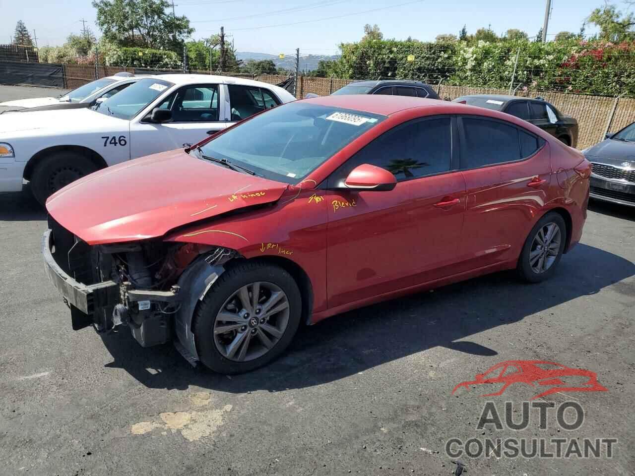 HYUNDAI ELANTRA 2018 - 5NPD84LF9JH347722