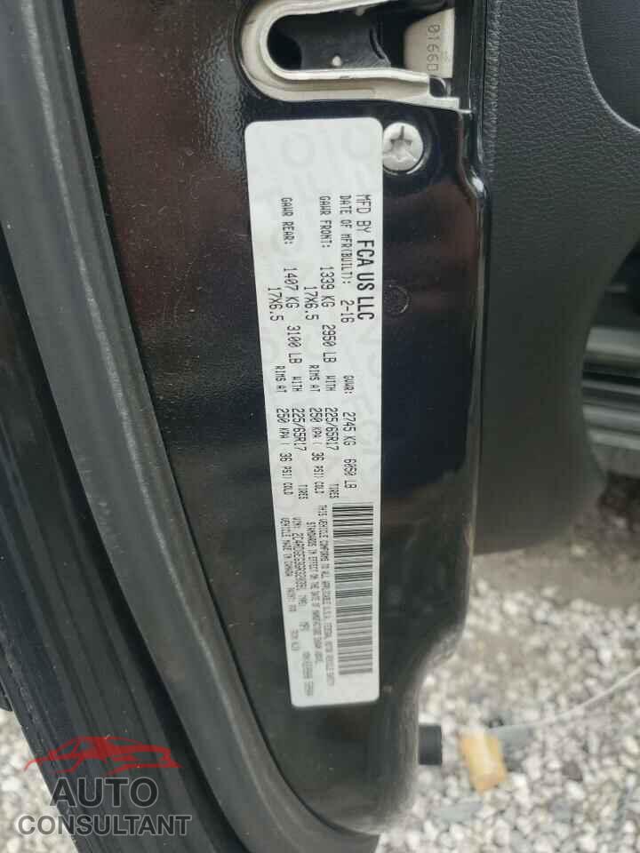 DODGE CARAVAN 2016 - 2C4RDGEG3GR320391