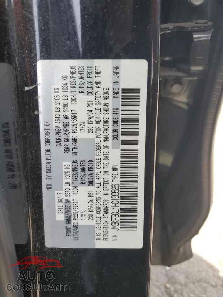 MAZDA CX-5 2017 - JM3KFBCL1H0199586