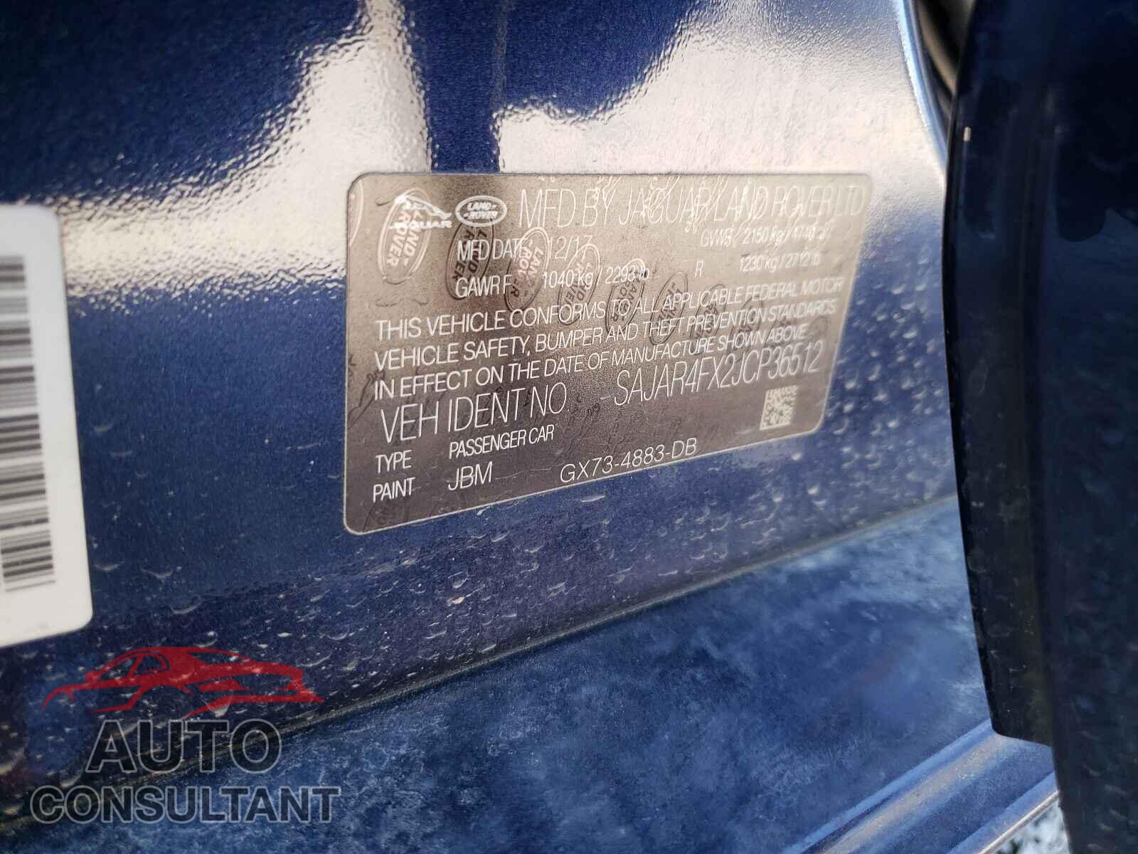 JAGUAR XE 2018 - SAJAR4FX2JCP36512