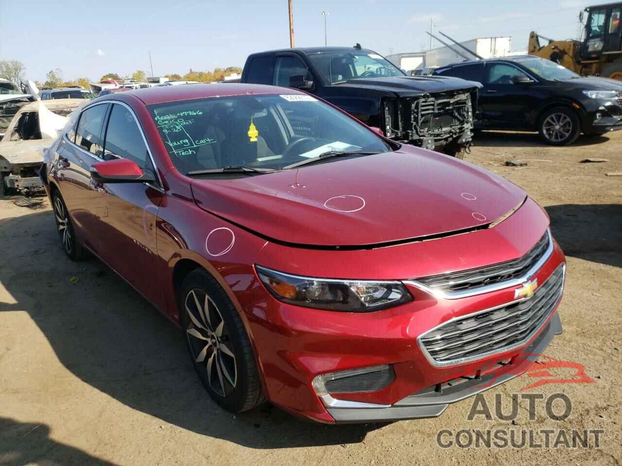 CHEVROLET MALIBU 2017 - 1G1ZE5STXHF185639