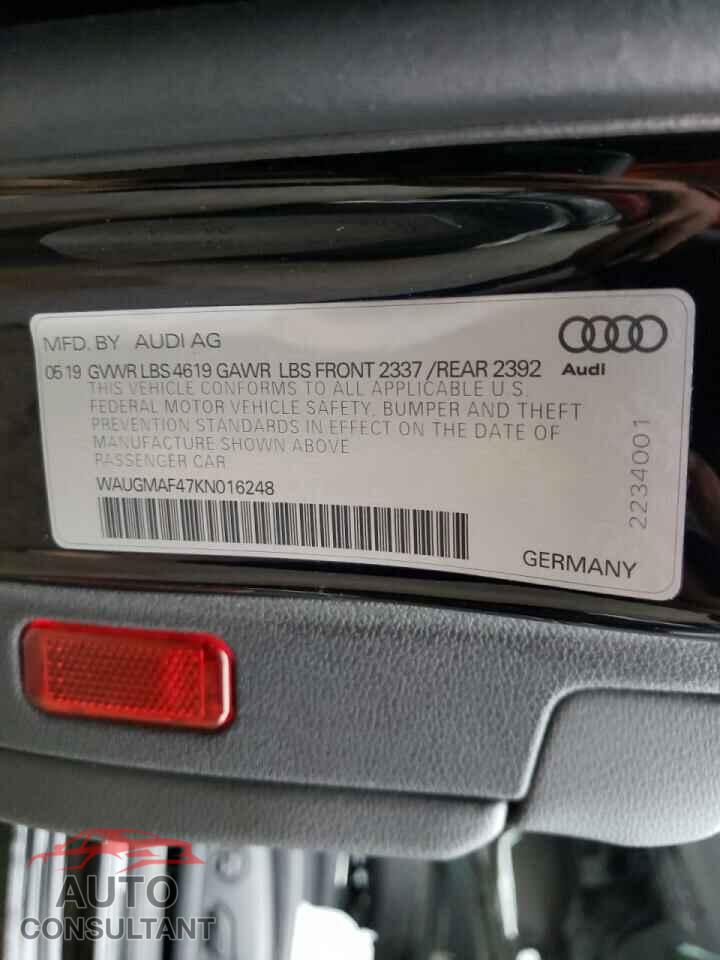 AUDI A4 2019 - WAUGMAF47KN016248
