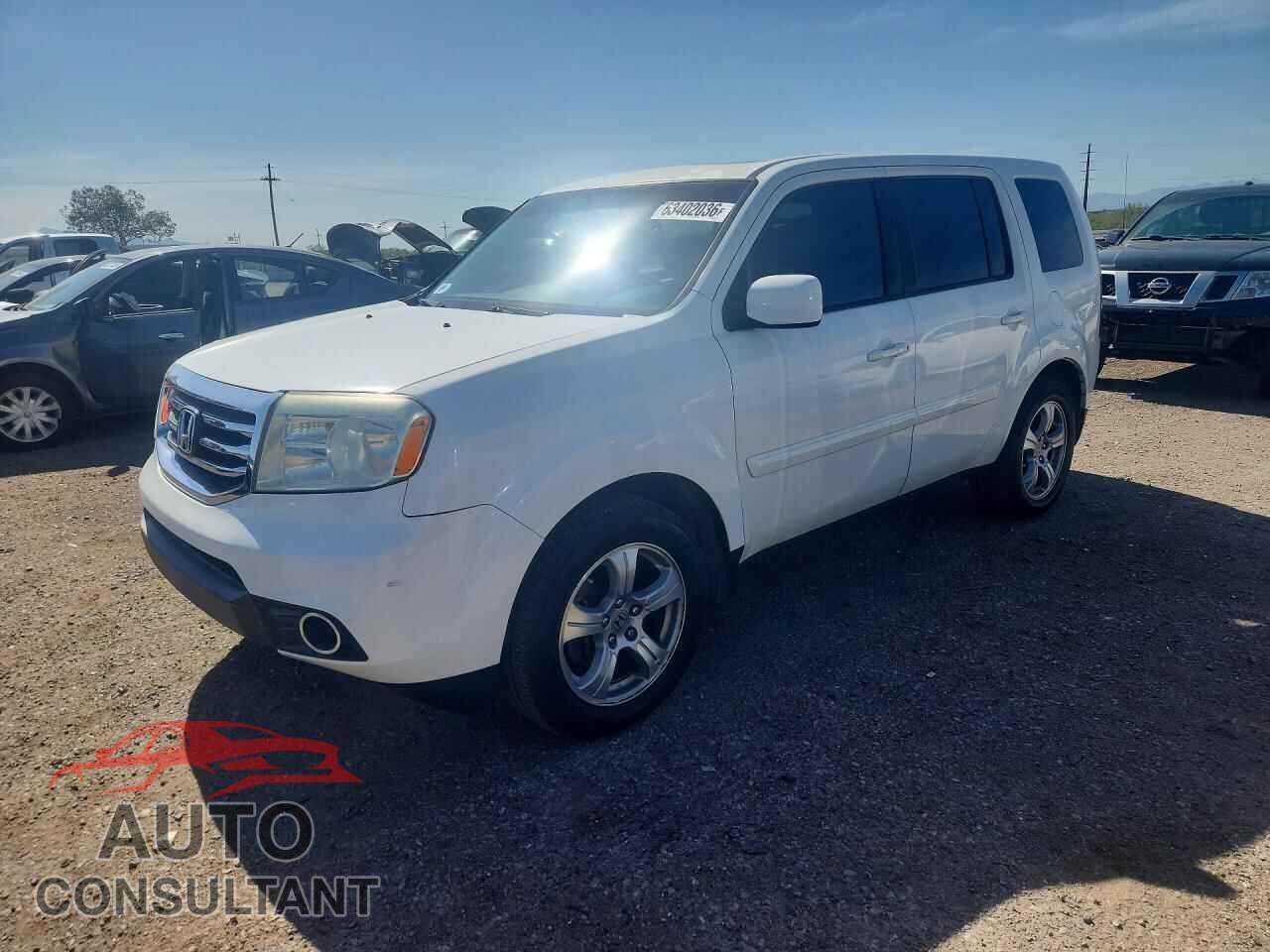 HONDA PILOT 2013 - 5FNYF3H52DB024133