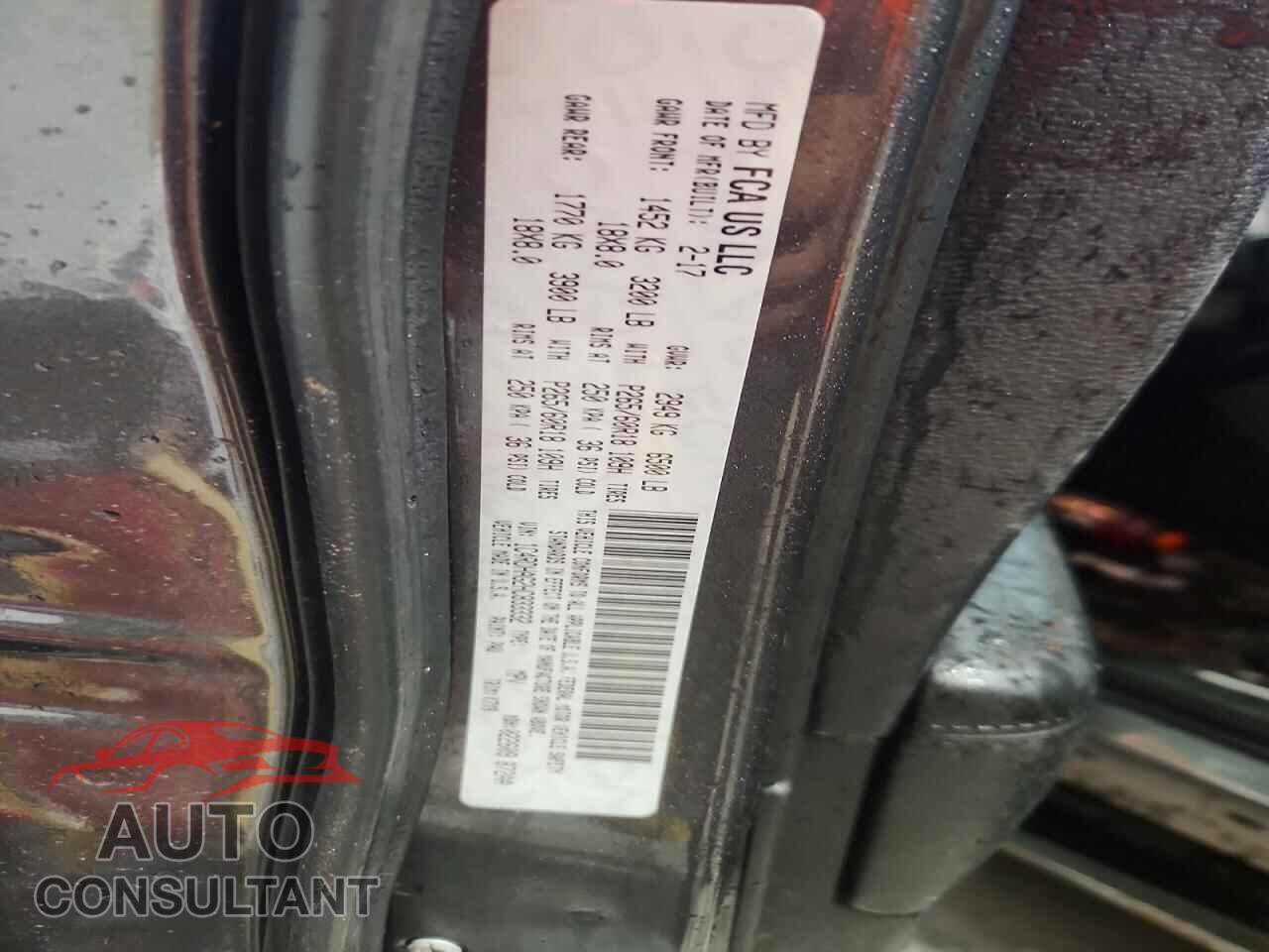 DODGE DURANGO 2017 - 1C4RDHAG2HC833332