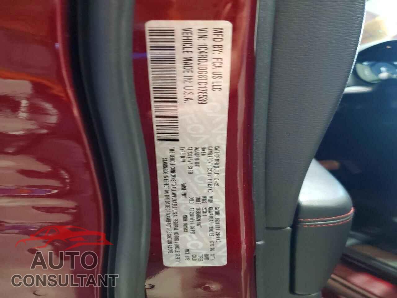 DODGE DURANGO 2026 - 1C4RDJDG8TC178539