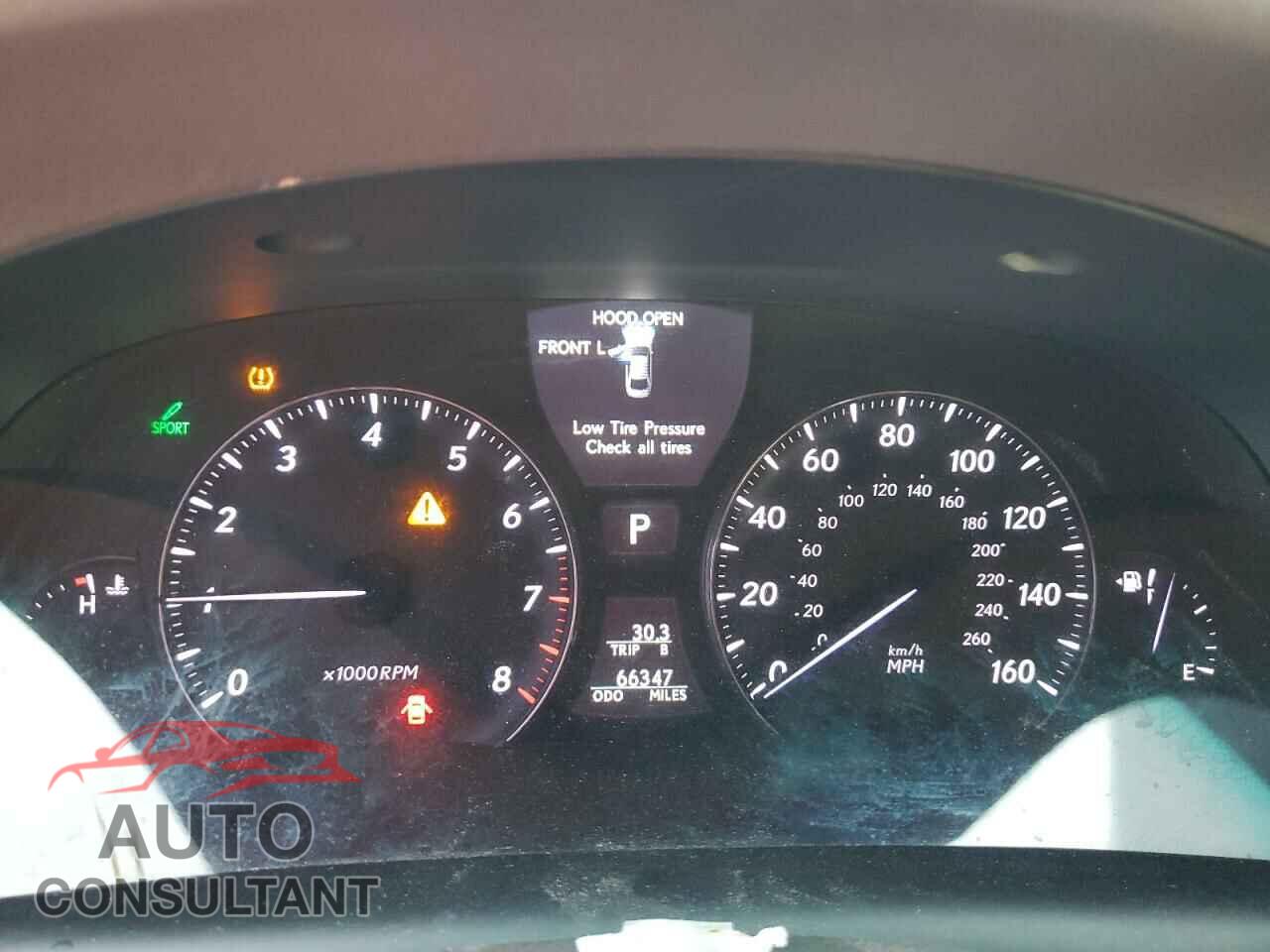LEXUS LS460 2011 - JTHGL5EF3B5043462