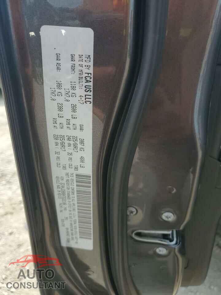 JEEP COMPASS 2017 - 3C4NJDBB8HT632106