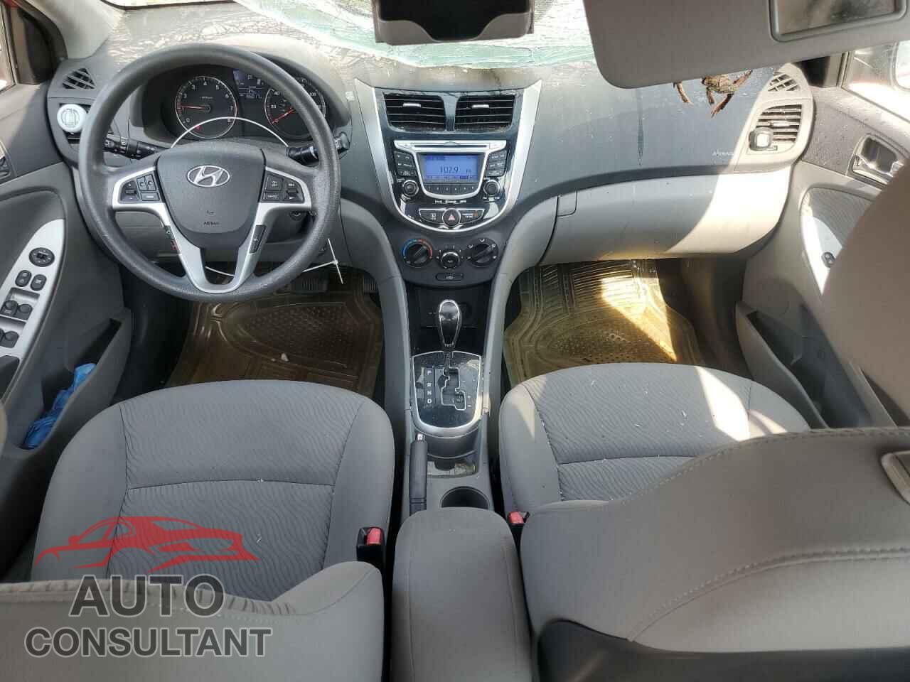 HYUNDAI ACCENT 2012 - KMHCU4AE5CU227258