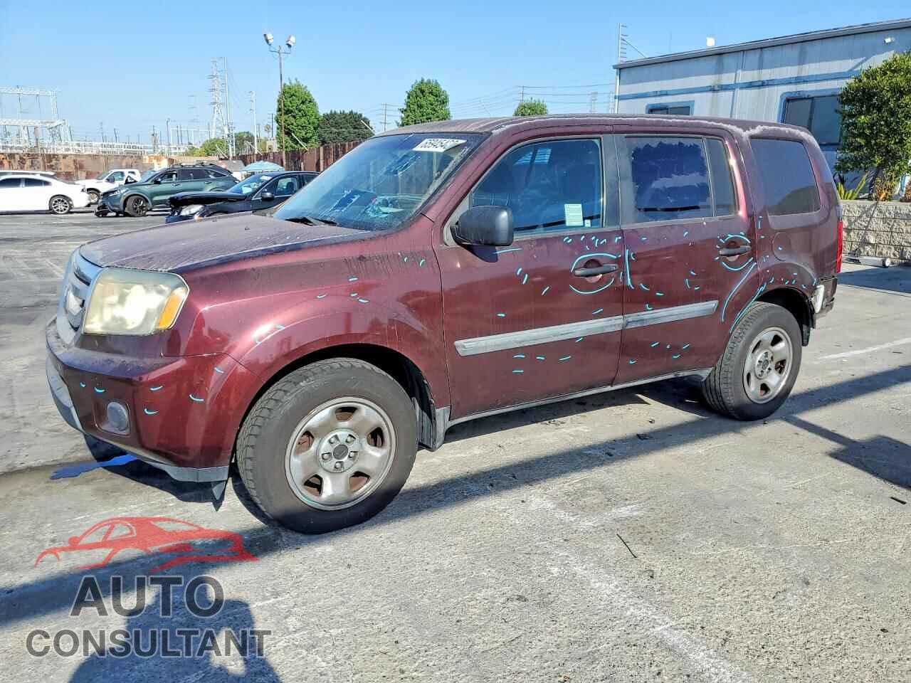 HONDA PILOT 2010 - 5FNYF3H23AB021405