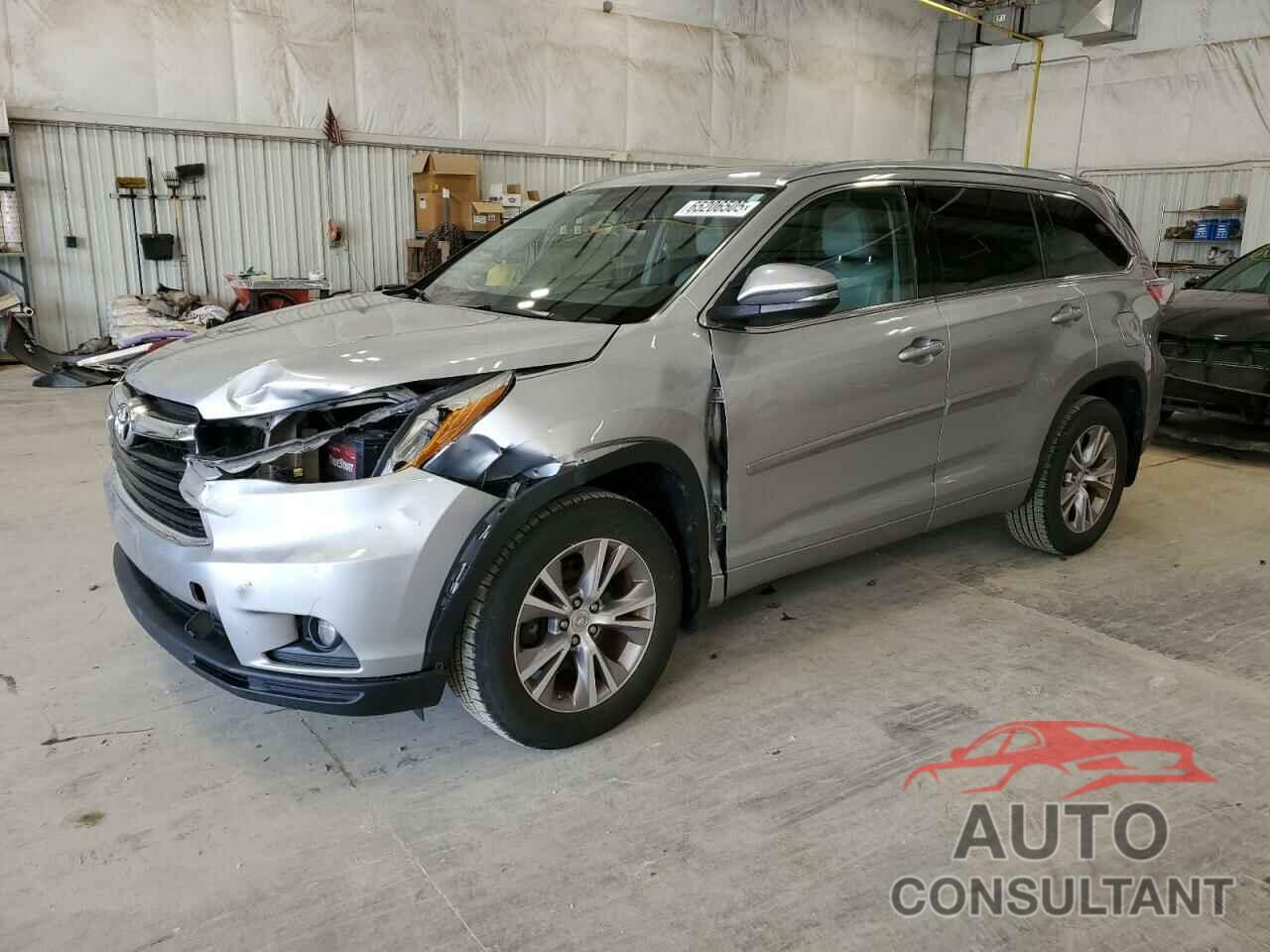 TOYOTA HIGHLANDER 2015 - 5TDJKRFH7FS117208