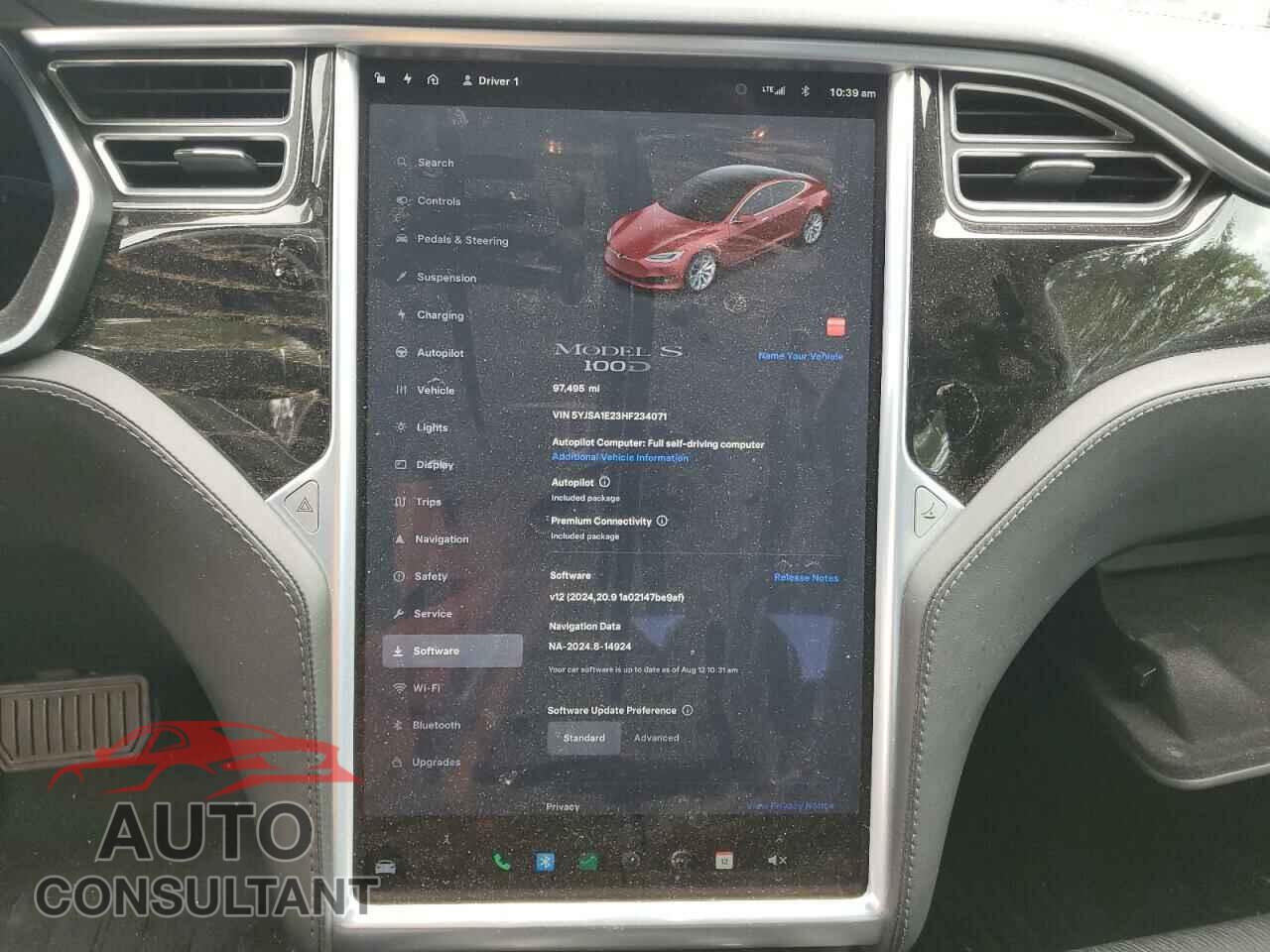 TESLA MODEL S 2017 - 5YJSA1E23HF234071