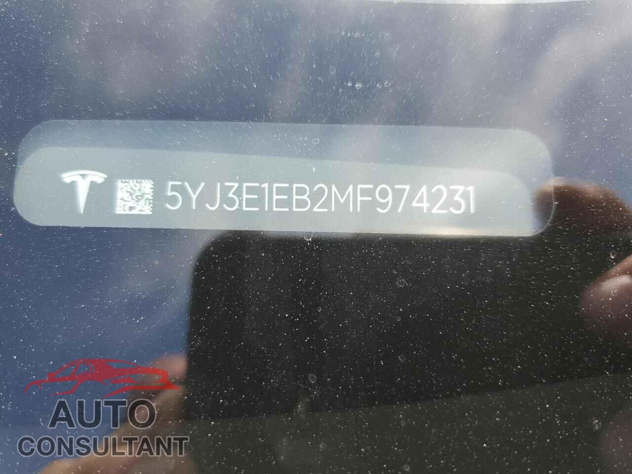 TESLA MODEL 3 2021 - 5YJ3E1EB2MF974231