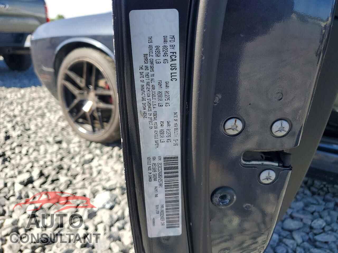 DODGE CHALLENGER 2016 - 2C3CDZAG8GH257001