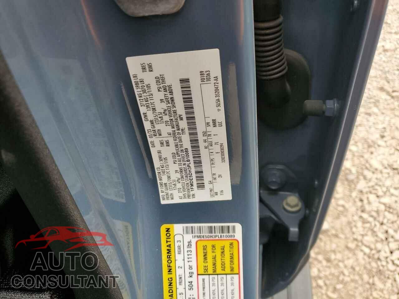 FORD BRONCO 2023 - 1FMDE5DH3PLB10089