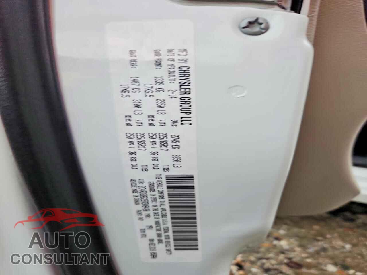 DODGE CARAVAN 2014 - 2C4RDGBG2ER308430