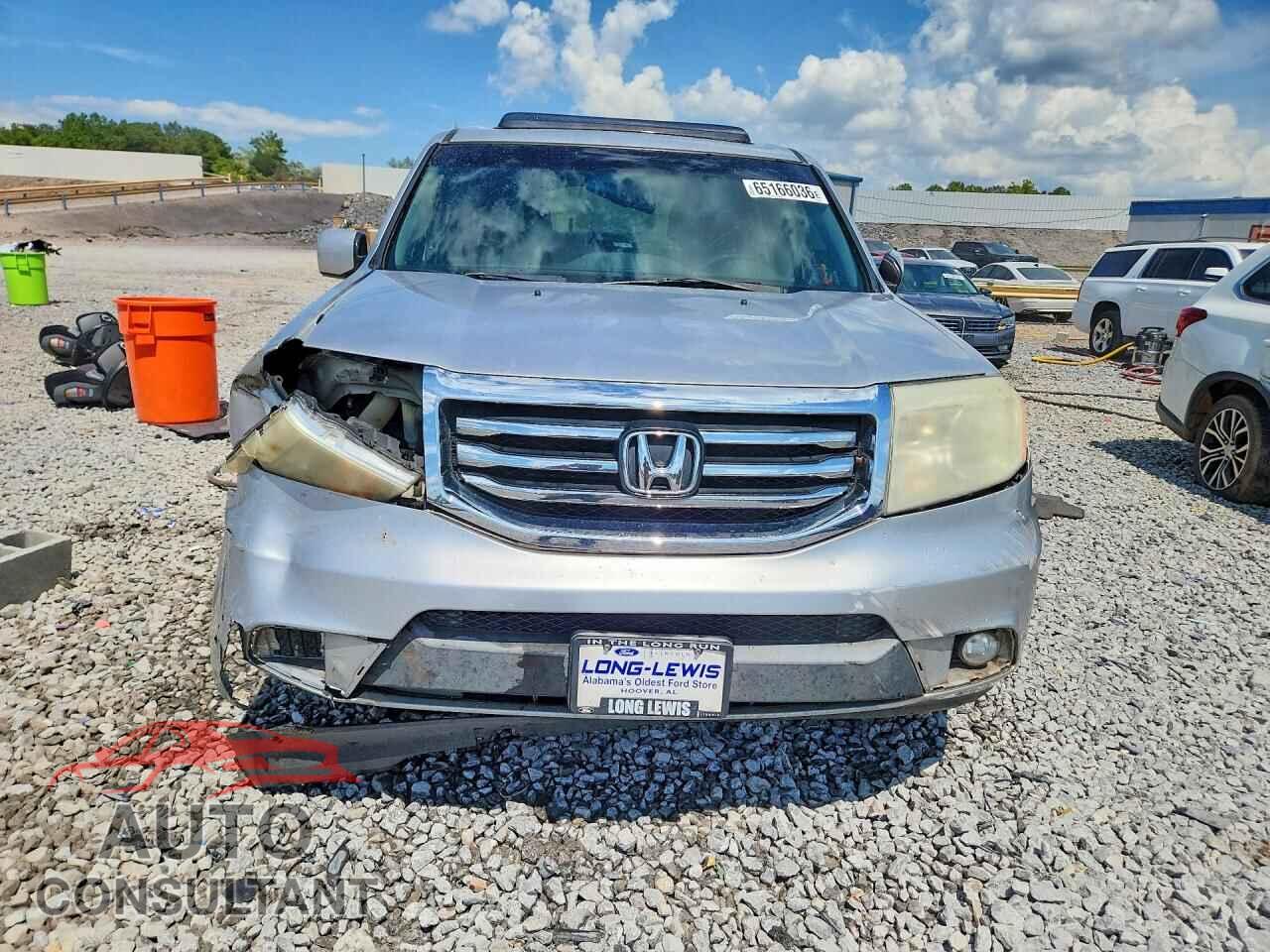 HONDA PILOT 2012 - 5FNYF3H65CB035621