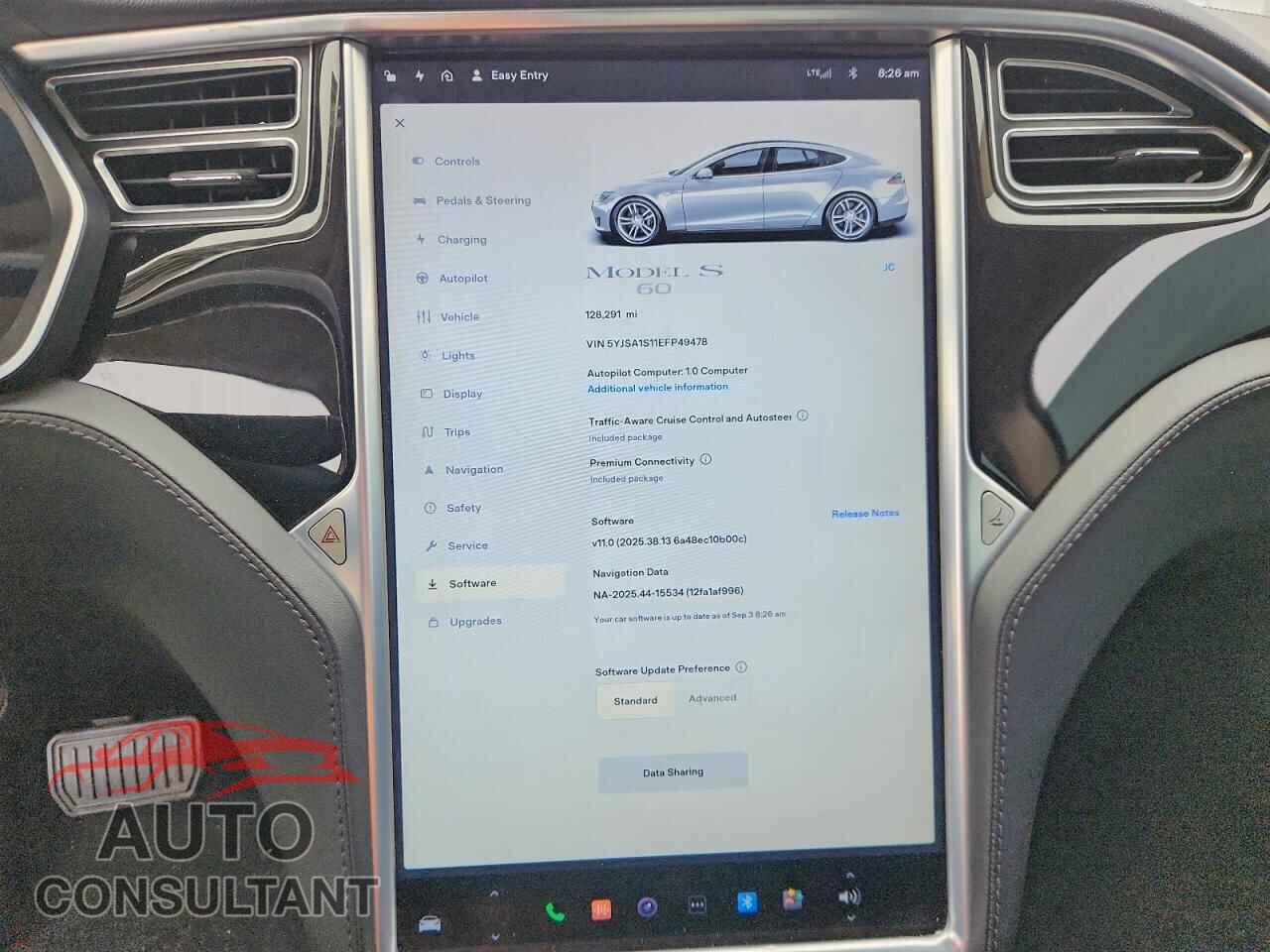 TESLA MODEL S 2014 - 5YJSA1S11EFP49478