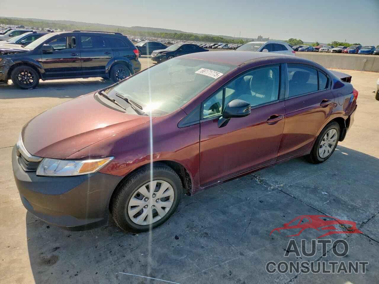 HONDA CIVIC 2012 - 2HGFB2F51CH596448