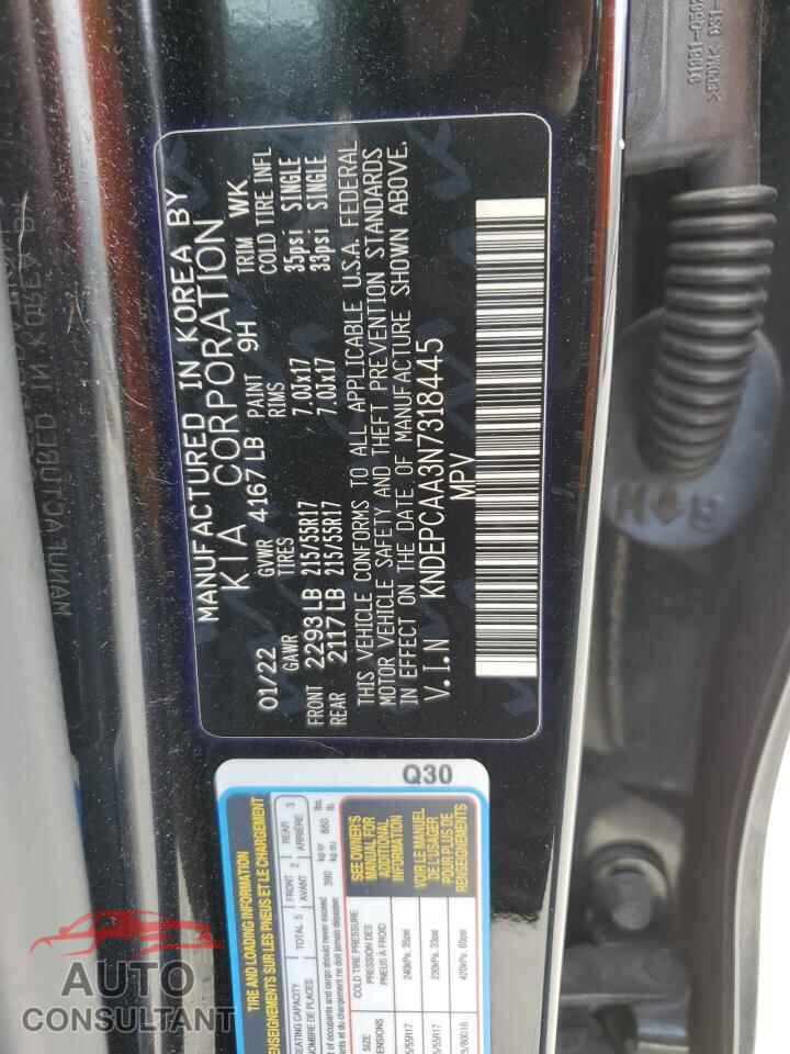 KIA SELTOS 2022 - KNDEPCAA3N7318445
