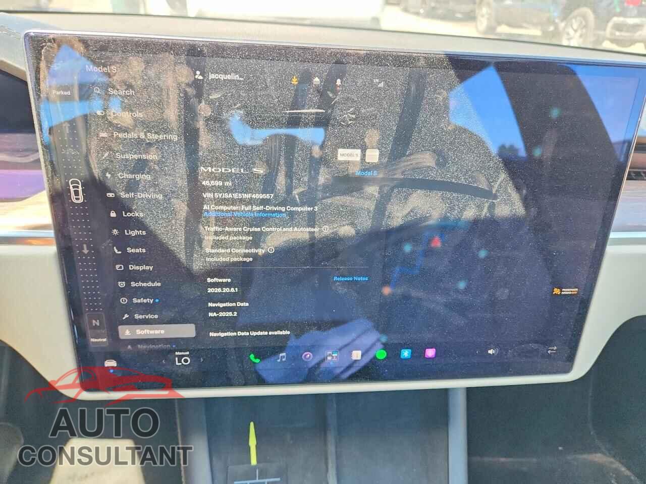 TESLA MODEL S 2022 - 5YJSA1E51NF469557