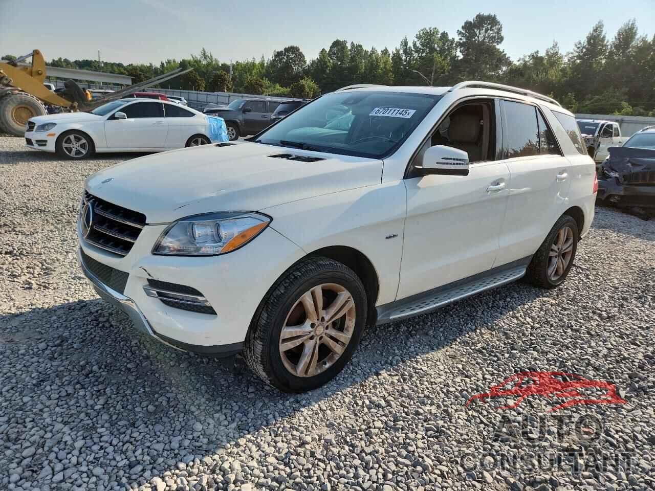 MERCEDES-BENZ M-CLASS 2012 - 4JGDA2EB3CA029345