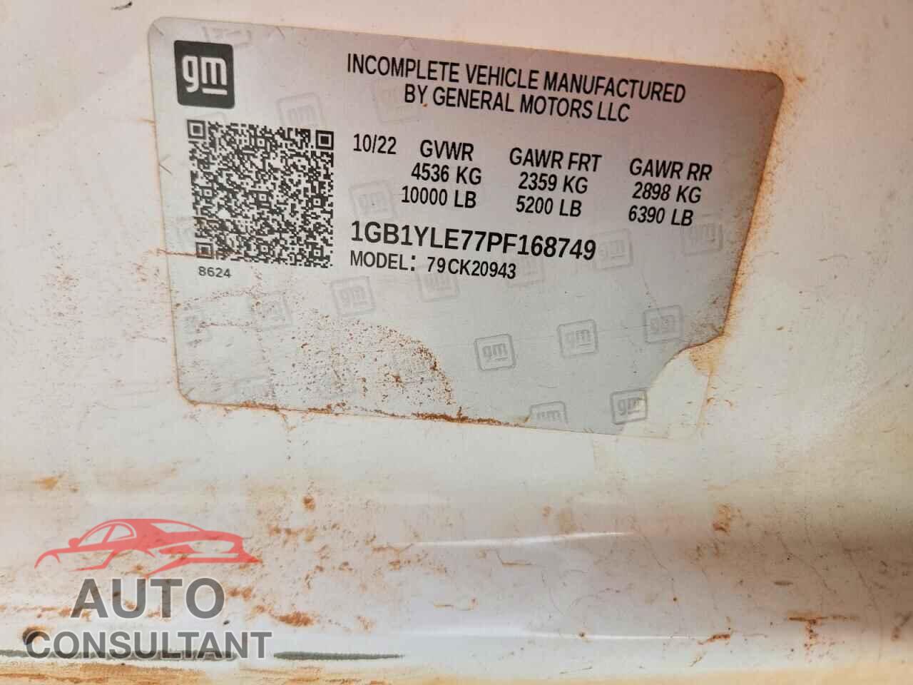 CHEVROLET SILVERADO 2023 - 1GB1YLE77PF168749