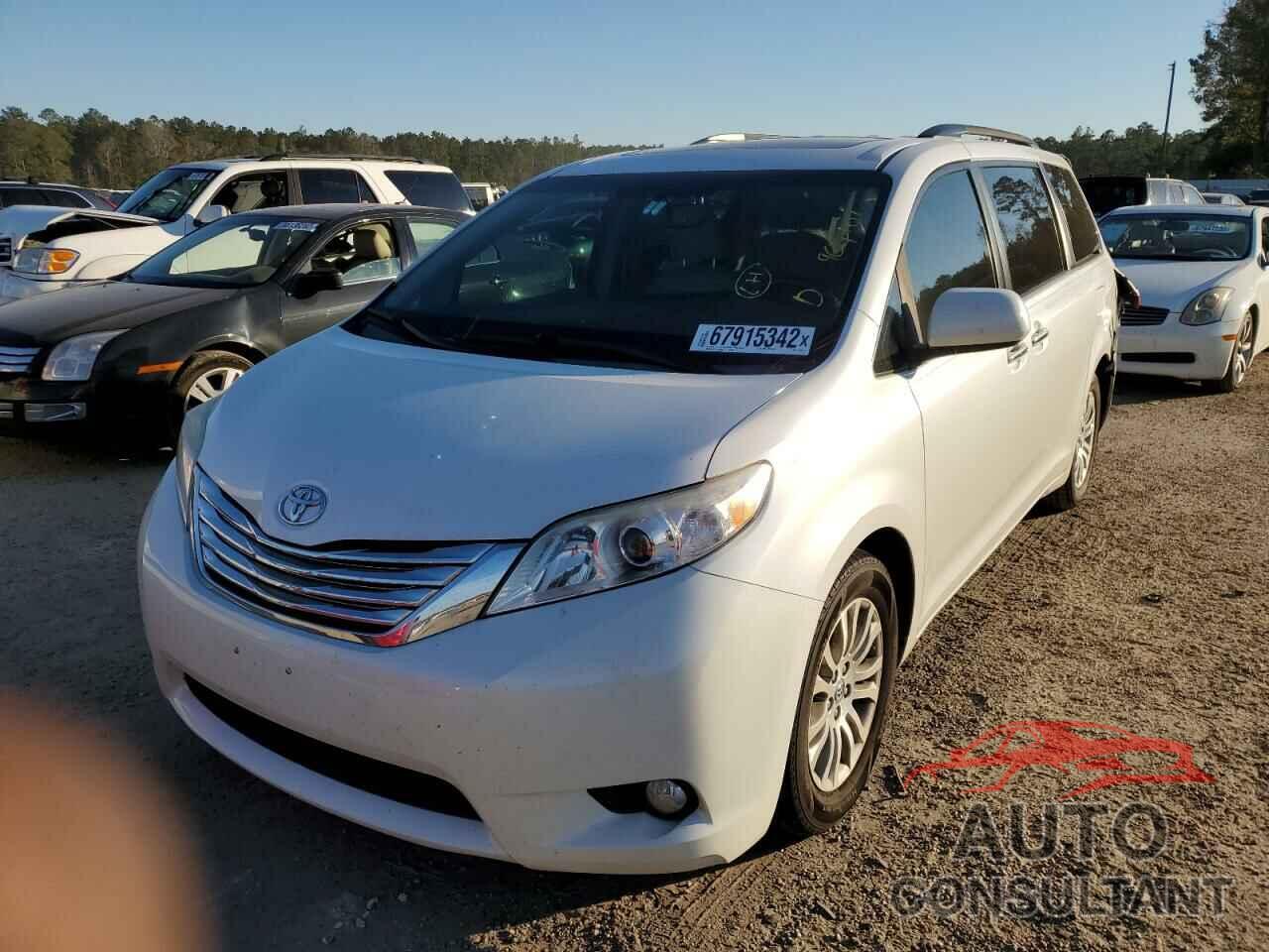 TOYOTA SIENNA 2016 - 5TDYK3DC0GS725642